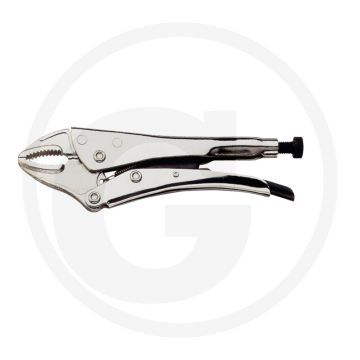 Ks tools griptang 60 mm, l: 220 mm - geschmiedete greifbacken, gezahnte ausführung, chrom vanadium