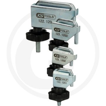 Ks tools slangklemmenset, 4-delig - voor slangleidingen van 10,0 mm tot 45,0 mm