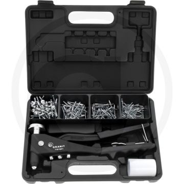 Black edition set de pinces à rivets aveugles 205 avec boîte de collection - pinces robustes pour rivets aveugles