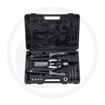 Black edition professionele popnageltangset 16-delig - inclusief 16 accessoires