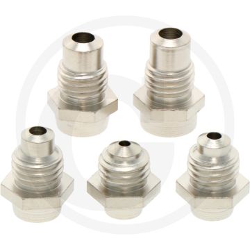 Black edition black edition mondstukset 3.2-4.0-4.8-6.0-6.4 mm 5-delig - 6.4 mm