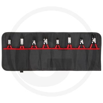 Knipex knipex borgveertangenset 8-delig - voor binnen- en buitenringen Ø 10-60 mm