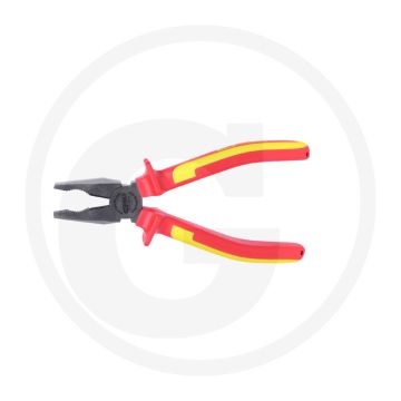 Ks tools ergotorque® vde combinatietang, 185 mm - 1,6 mm harde draad
