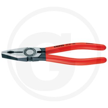 Knipex knipex combinatietang handgrepen met rood kunststof overtrokken - lengte 200mm