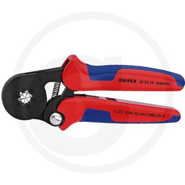 Knipex zelfinstellende krimptang voor adereindh awg 28-7