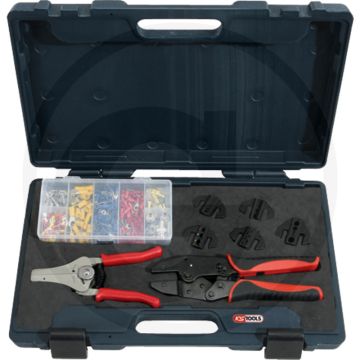 Ks tools automatische krimpgereedschapset 283-delig - met precisieprofielen & ratelfunctie