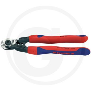 Knipex knipex kabelschaar - kabel-Ø 5mm, Ø middelharde draad 4mm, pianodraad 2,5mm, cu-kabel Ø 7mm, lengte 190mm