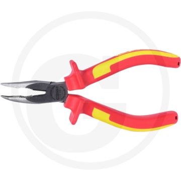 Ks tools ergotorque® vde telefoontang gebogen, 165 mm - voor zacht en middelhard draad