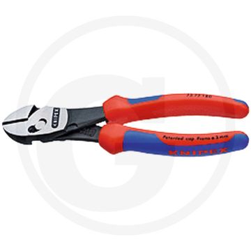 Knipex - pince atramentisée noire, tête polie - Ø fil dur : 3,2mm