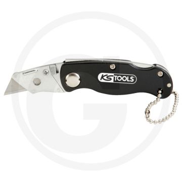 Ks tools uitschuifmes uitklapbaar met trapeziummesjes - 97mm lang