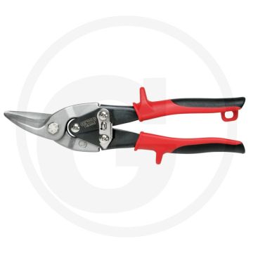 Ks tools blikschaar links snijdend 250mm - snijdt staal tot 1,2mm, rvs tot 0,7mm