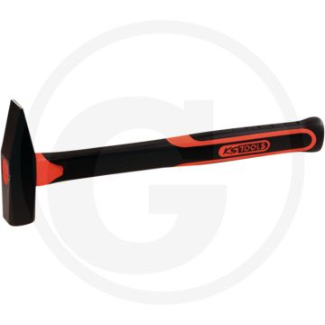 Ks tools bankhamer, met glasvezel steel, 100g, gesmeed, din 1041, 15x82mm