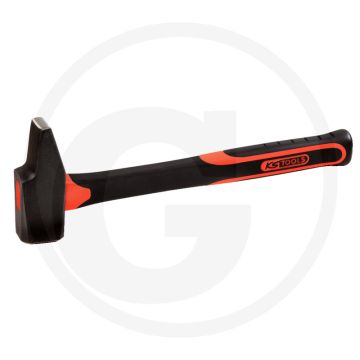 Ks tools bankhamer, franse vorm met steel van gla 800g - 40 x 110 mm