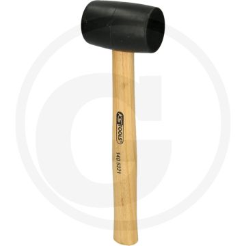Ks tools rubber hamer, 300 gram, 300mm lengte