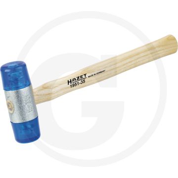 Hazet terugslagvrije hamer, kunststof - kop-Ø 32mm, lengte 280mm, made in germany