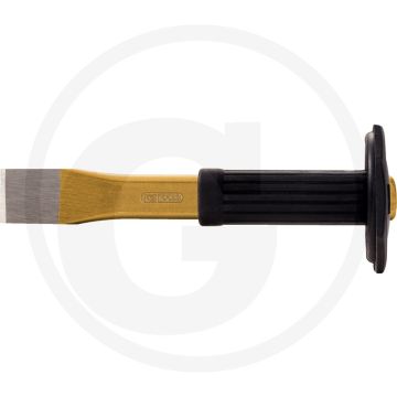 Ks tools koudbeitel met handbeschermingsgreep, ovaal, 300 mm - chroom-molybdeenstaal