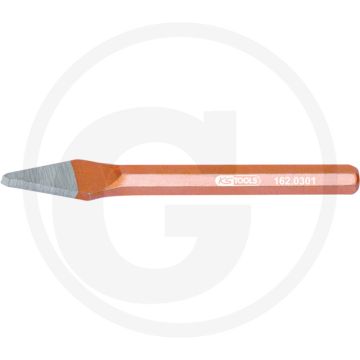 Ks tools ritsbeitel, achthoekig, 4 x 125 mm - gehard chrom-molybdän