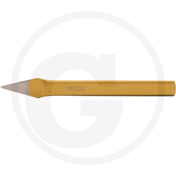 Ks tools ritsbeitel, plat ovaal, 5 x 100 mm - din 6451, gehard, chroom-molybdeen