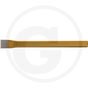 Ks tools metselaarbeitel, plat ovaal, 31 x 400 mm - gehard, 800g