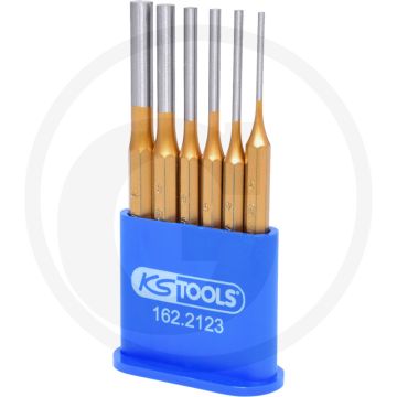 Ks tools pendrijverset, 6-delig Ø: 3, 4, 5, 6, 8, 10 mm - gehard, chroom vanadium, kunststof houder