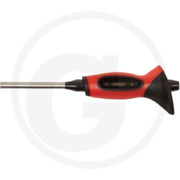 Poinçon Ks Tools avec poignée de protection pour les mains, 8 mm - trempé et poli, longueur 150 mm