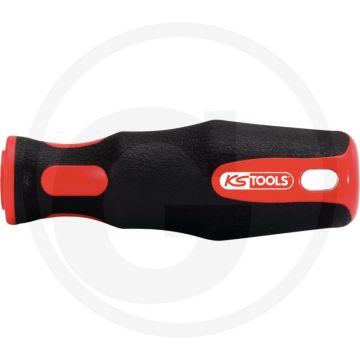 Ks tools vijlhecht, ronde opname, 80 mm - 2-komponentengriff