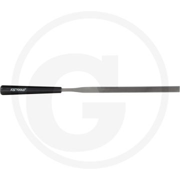 Ks tools flache Nadelfeile, 5 x 1 mm - für feinmechanik - kunststoffheft