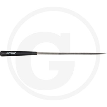 Ks tools ronde naaldvijl, 3 mm - speciaal staal, kunststof heft, feinmechanik