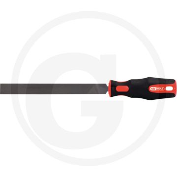 Ks tools platte vijl, din 7261, vorm b, 200 mm, h - 2-komponentengriff