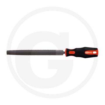 Ks tools halfronde vijl vorm e - lengte 325mm, breedte 20mm, bladlengte 200mm