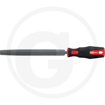 Ks tools halfronde vijl vorm e - bladlengte 250mm, breedte 25mm, 2-komponentengriff