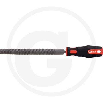 Lime demi-ronde Ks Tools, DIN 7261, forme E, 300 mm, manche à deux composants
