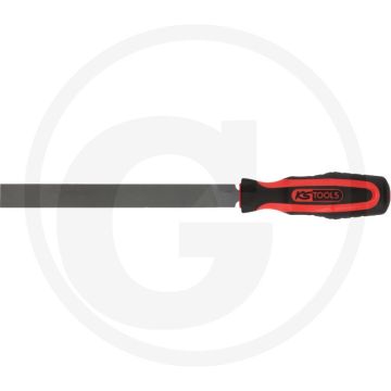 Ks tools : lime plate, DIN 7261, forme B, 200 mm, H - manche à deux composants