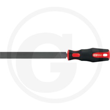 Ks tools platte vijl vorm b - bladlengte 250mm, breedte 25mm, 2-komponentengriff
