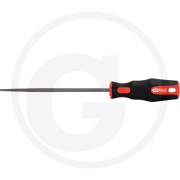 Lime carrée Ks Tools, DIN 7261, forme D, 150 mm, manche à deux composants