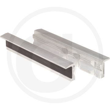 Ks tools aluminium beschermbekken met rubber laag - bekbreedte 120mm