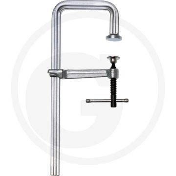 Bessey Ganzstahl-Schraubzwinge in U-Form guz - Spanntiefe 60mm, Spannbreite 250mm, Abmessungen 22,0 x 10,5mm, Arbeitslänge 120mm