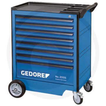 Gedore gedore werkplaatswagen assistent met 8 laden - laadvermogen 500 kg