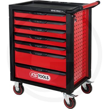 Ks tools racingline gereedschapswagen met 7 laden - stabiele staalconstructie - 788 x 496 x 976 mm