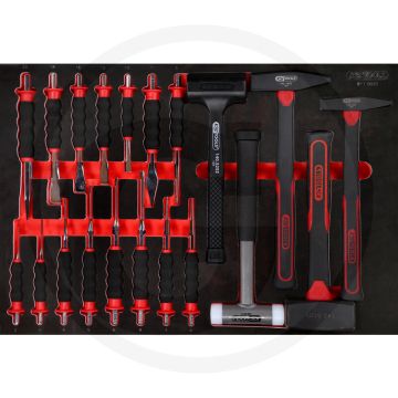 Ks tools ks tools werkzeugsatz hammer und meißel 20-teilig - Öl- und chemikalienbeständig