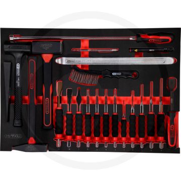 Ks tools werkzeugsatz hammer und meißel 22-teilig - Öl- und chemikalienbeständig