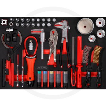 Ks tools einlage Öl- und reifendienst 43-teilig - Öl- und chemikalienbeständig