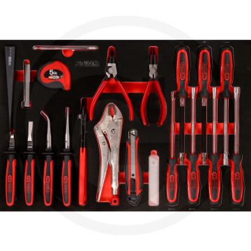 Ks tools ks tools einlage schraubendreher und zangen 32-teilig - Öl- und chemikalienbeständig