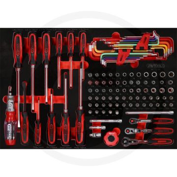 Ks tools einlage steckschlüssel 105-teilig - Öl- und chemikalienbeständig