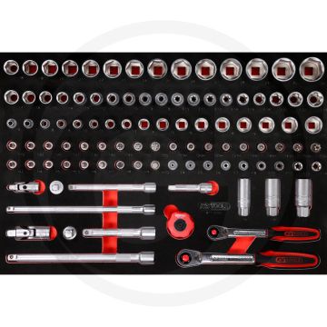 Ks tools einlage steckschlüssel 101-teilig - Öl- en chemikalienbestendig