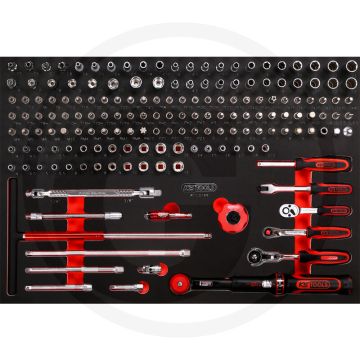 Ks tools einlage steckschlüssel 169-teilig - Öl- und chemikalienbeständig