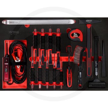 Ks tools werkzeugsatz hammer und meißel 17-teilig - Öl- und chemikalienbeständig