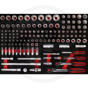 Ks tools einlage steckschlüssel 139-teilig - Öl- und chemikalienbeständig