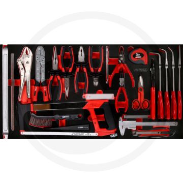 Ks tools einlage zangen und messwerkzeug 36-teilig - Öl- und chemikalienbeständig