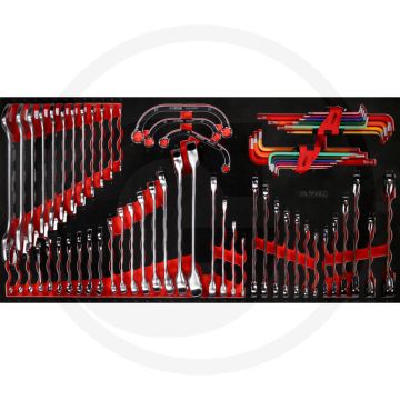 Ks tools ks tools werkzeugsatz schraubenschlüssel 68-teilig - Öl- und chemikalienbeständig